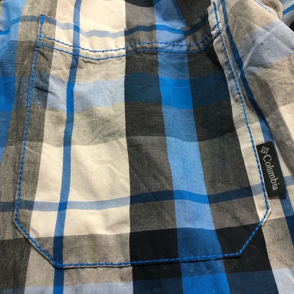 Columbia plaid Button down shirt long sleeve Large - Picture 8 of 8